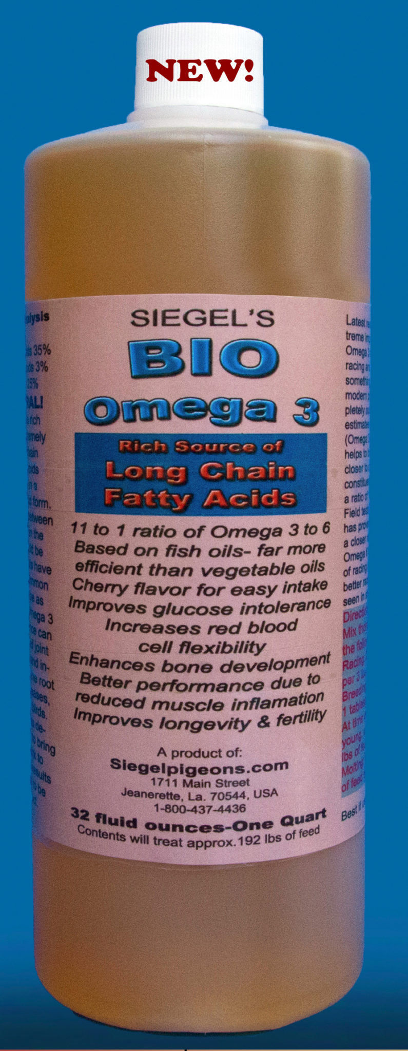 Siegel's Bio Omega Gallon